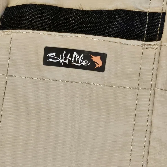 NWOT Salt Life Nylon Cargo Fishing Shorts - Size XL 7.5" Inseam - Picture 7 of 13